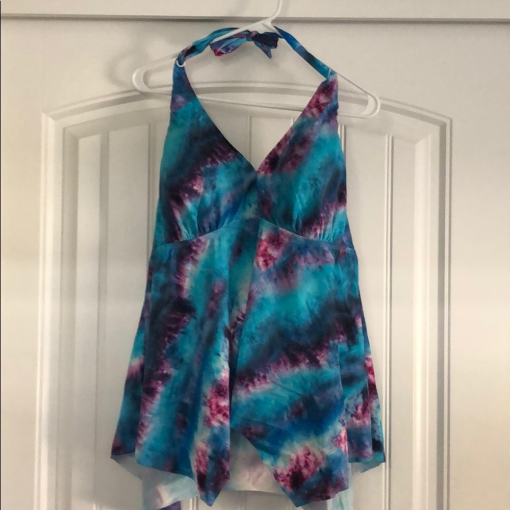 Handkerchief style Tankini top
